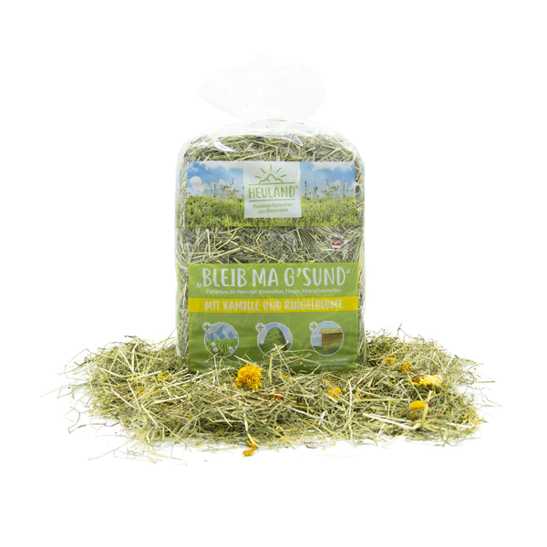 Alpehø med morgenfrue og kamille 500g