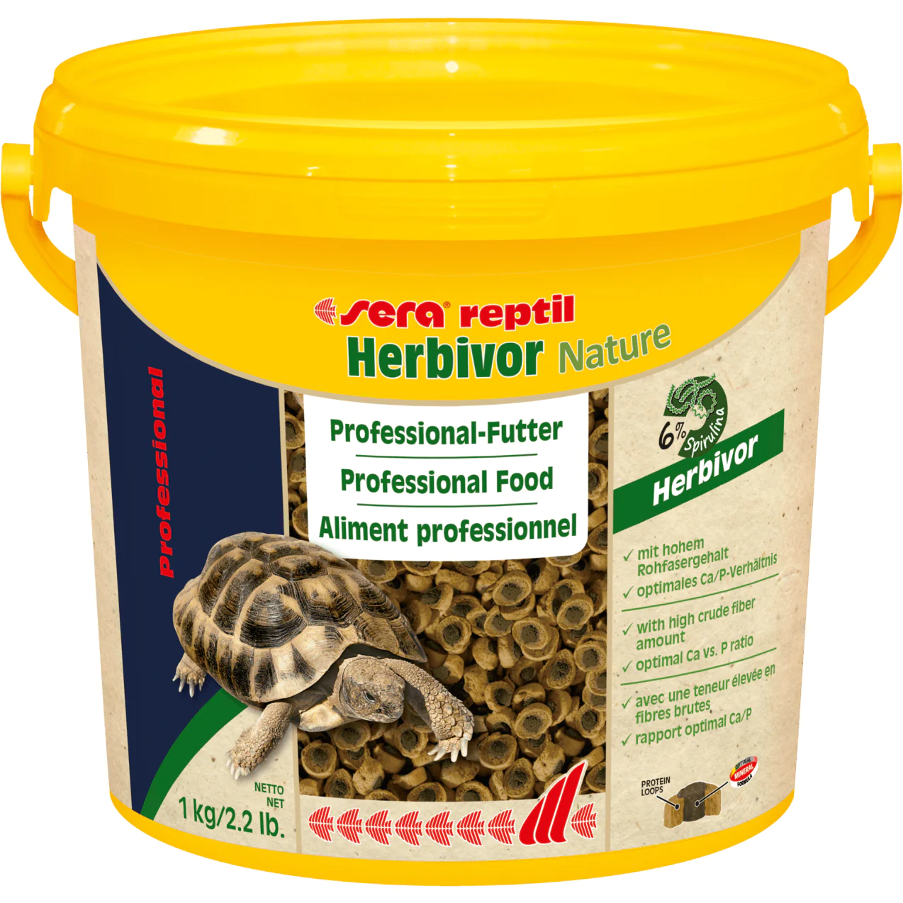Sera Reptil Professional Herbivor Nature 3800ml