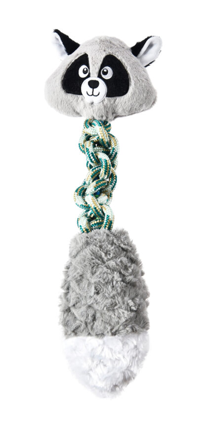 Hundelegetøj Vaskebjørn Grå 42,5 cm